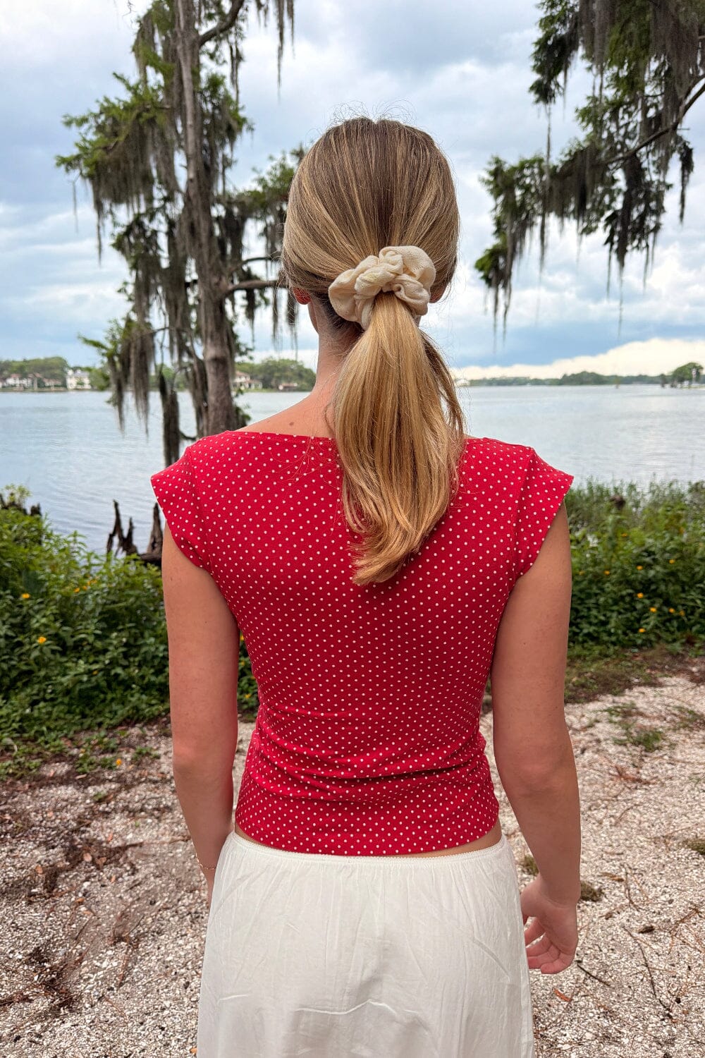 Amara Polka Dots Tank – Brandy Melville