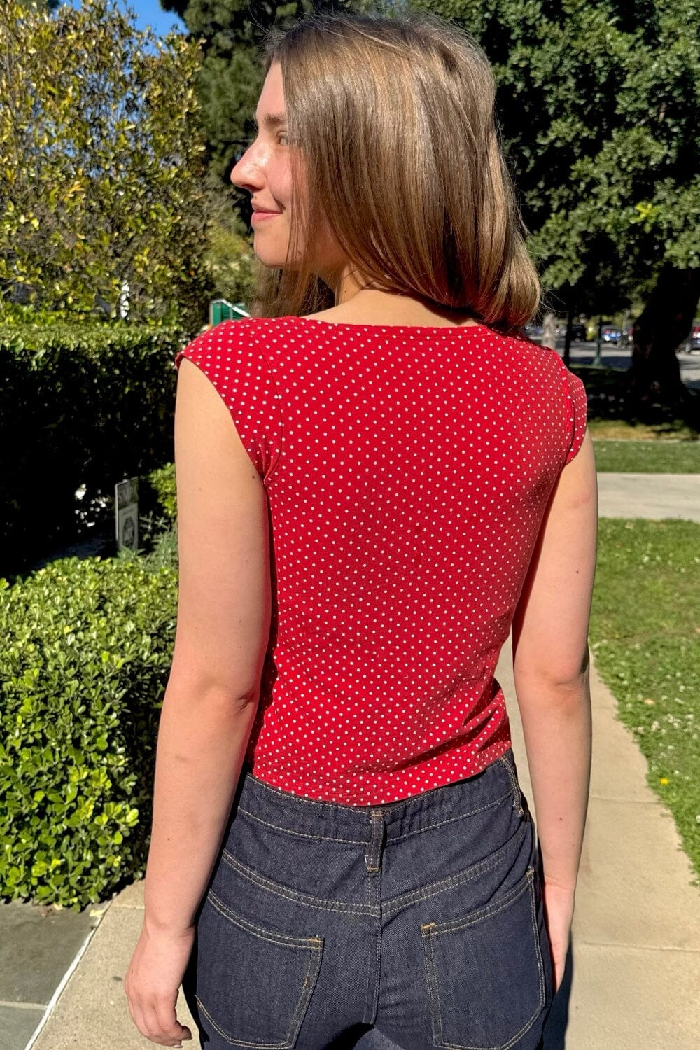Brandy Melville Usa-Amara Polka Dots Tank