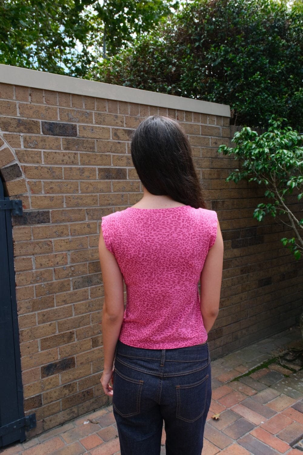Amara Leopard Tank | Hot Pink Leopard / XS/S