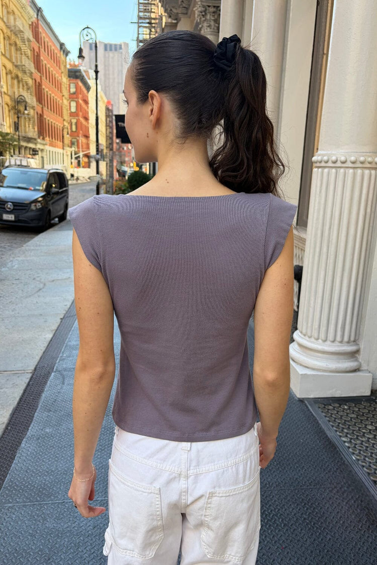 Amara Tank | Stone Grey / XS/S