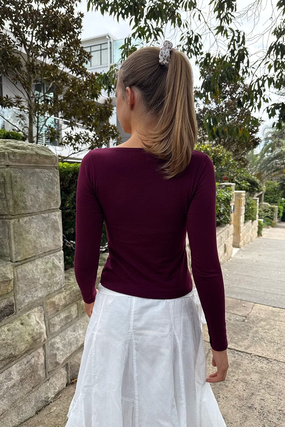Amara Top | Plum / XS/S