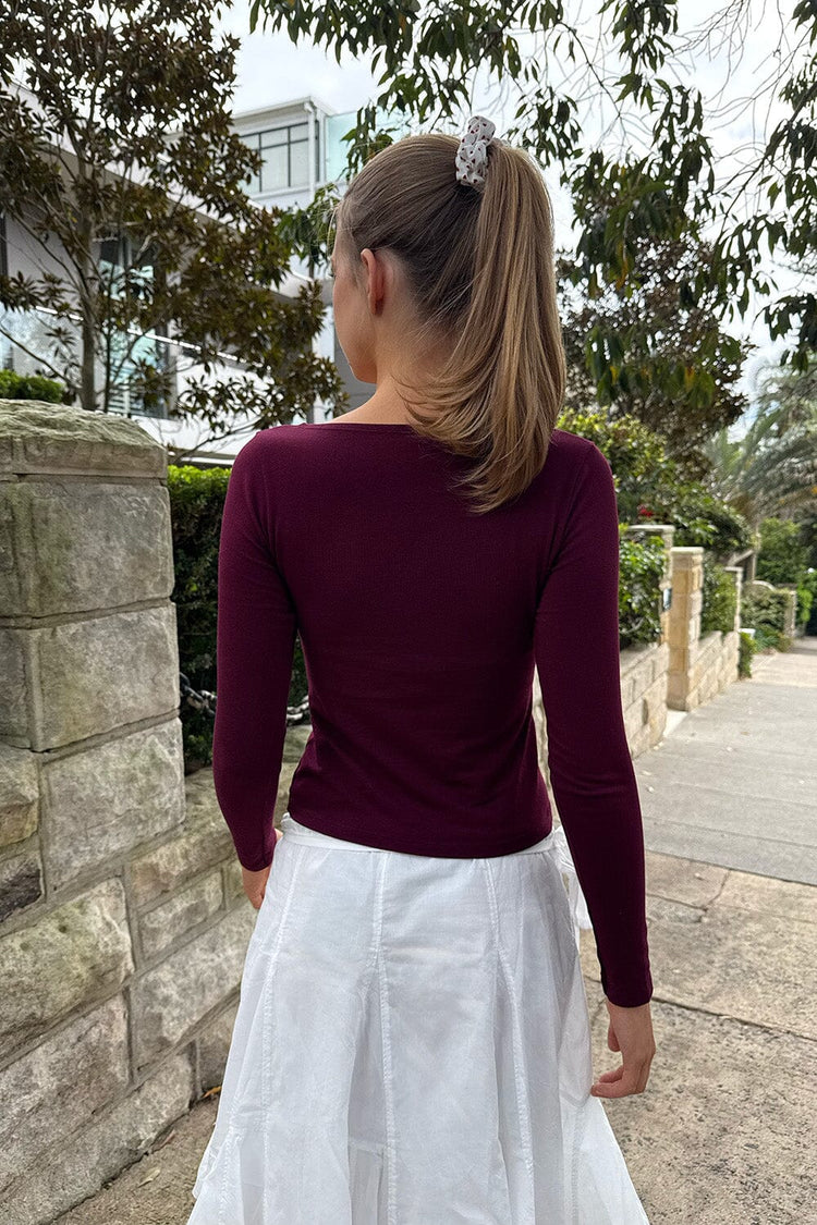 Amara Top | Plum / XS/S