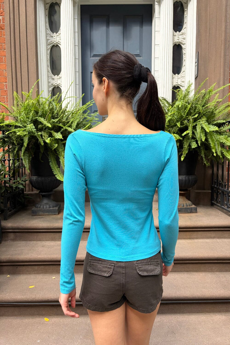 Amara Top | Bright Blue / XS/S