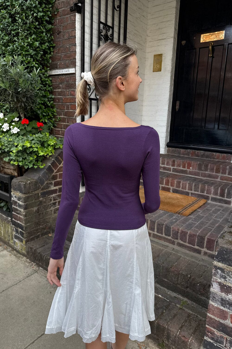 Amara Top | Purple / XS/S