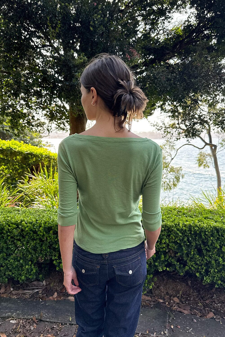 Philippa Top | Spring Green / XS/S