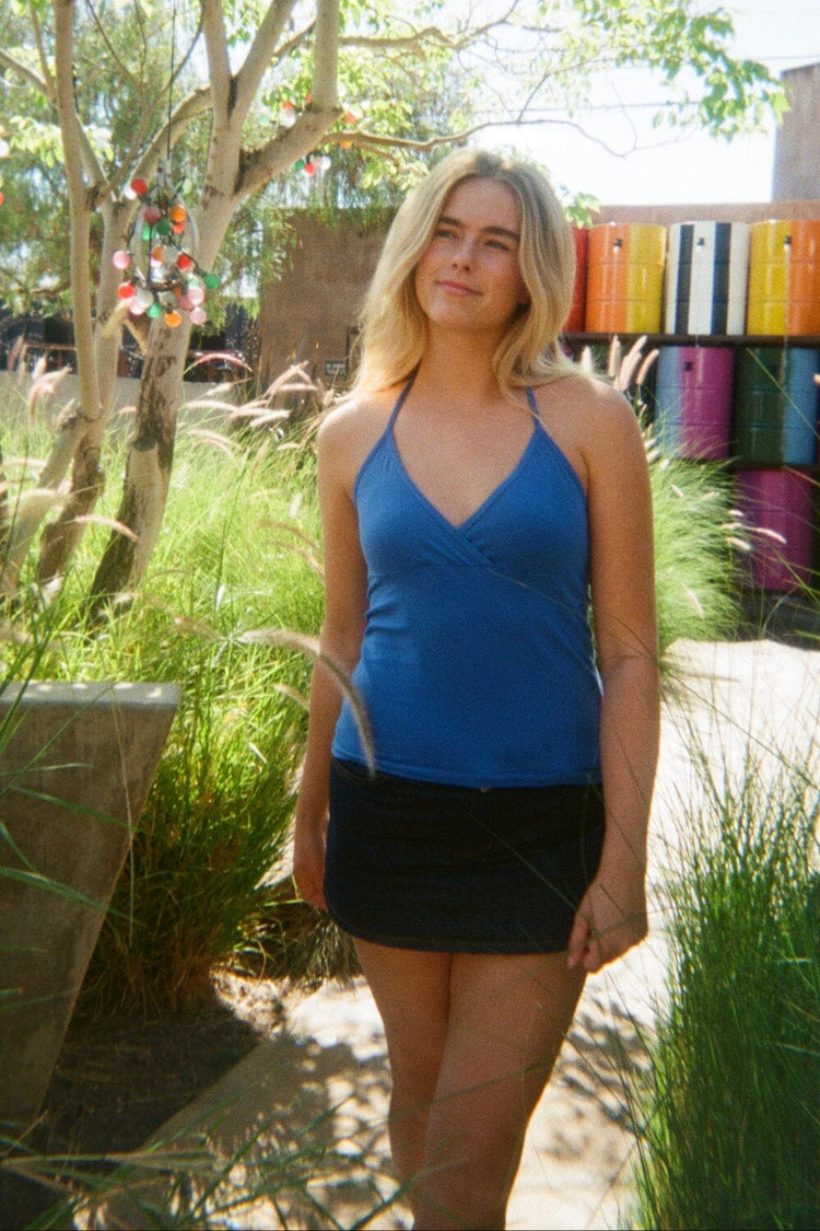 Josie Halter Top | Cobalt Blue / S