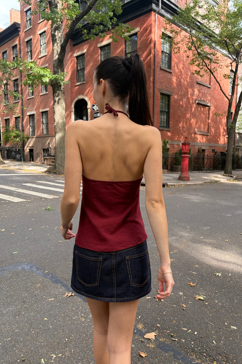 Amara Tank | Burgundy / XS/S