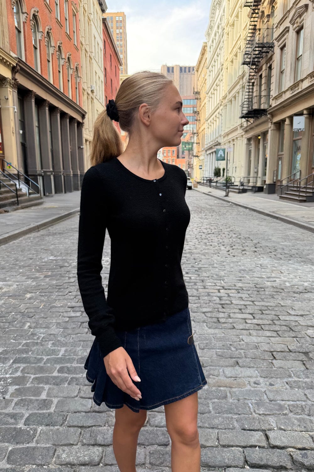 Nelly Cardigan | Black / XS/S