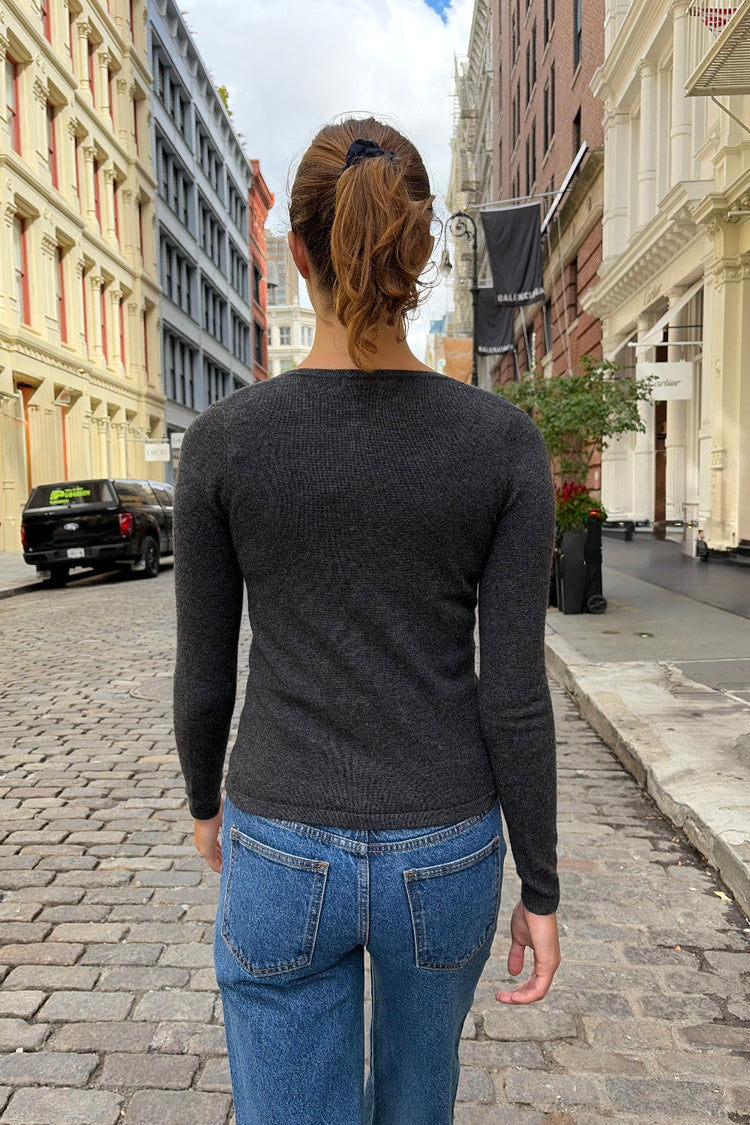 Sophia Cardigan | Charcoal Grey / XS/S