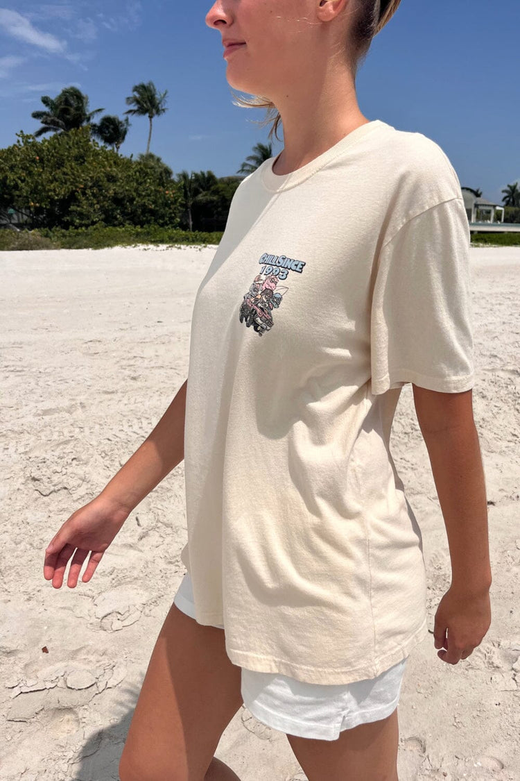 Penelope Chill Since 1993 Top | ivory / Oversized Fit