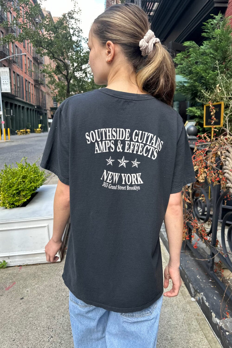 Southside Guitars Top | Black / Oversized Fit