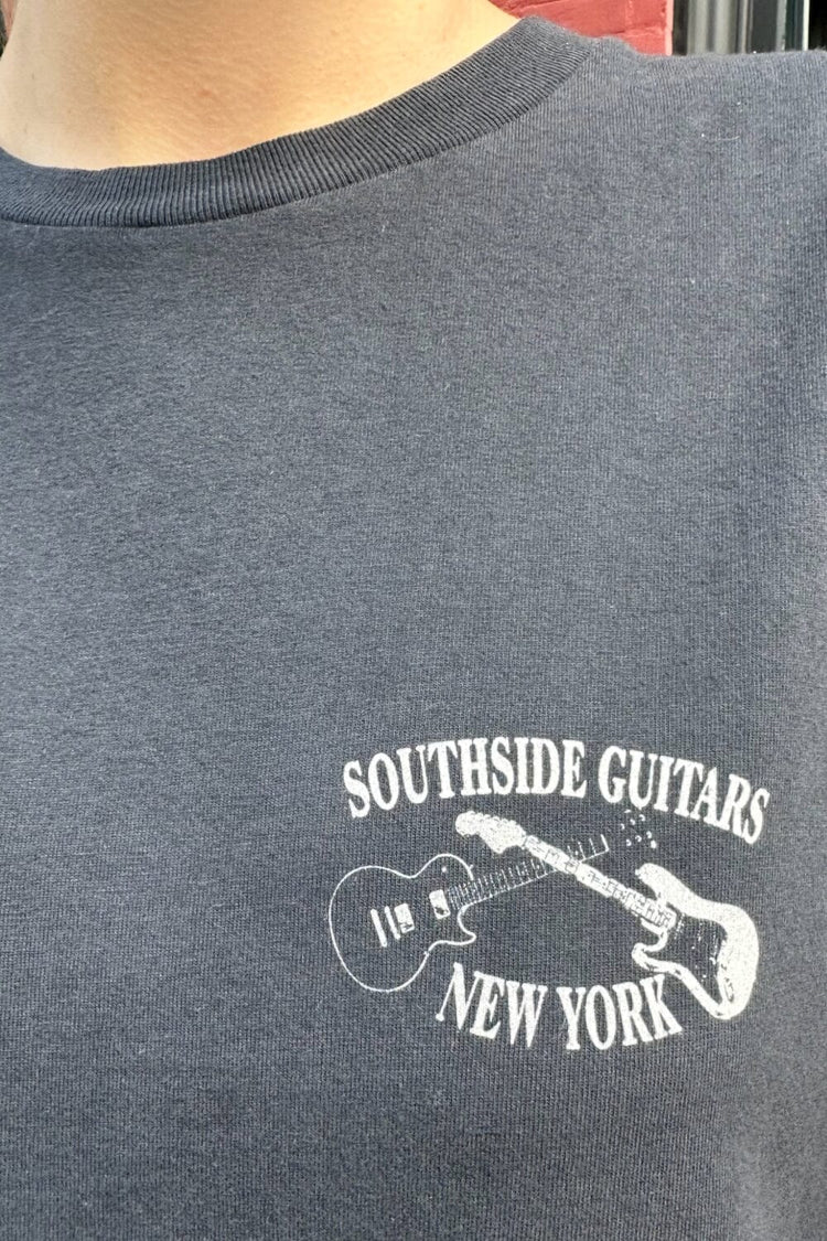 Southside Guitars Top | Black / Oversized Fit