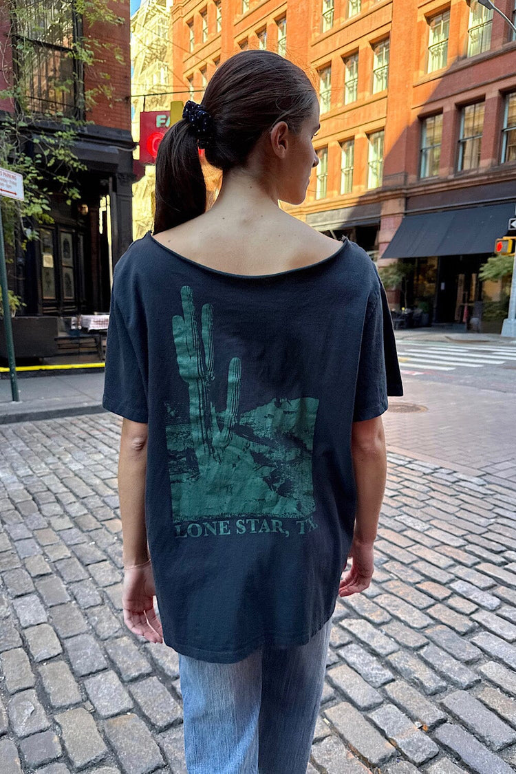 Penelope Lone Star Texas Top | Black / XS/S