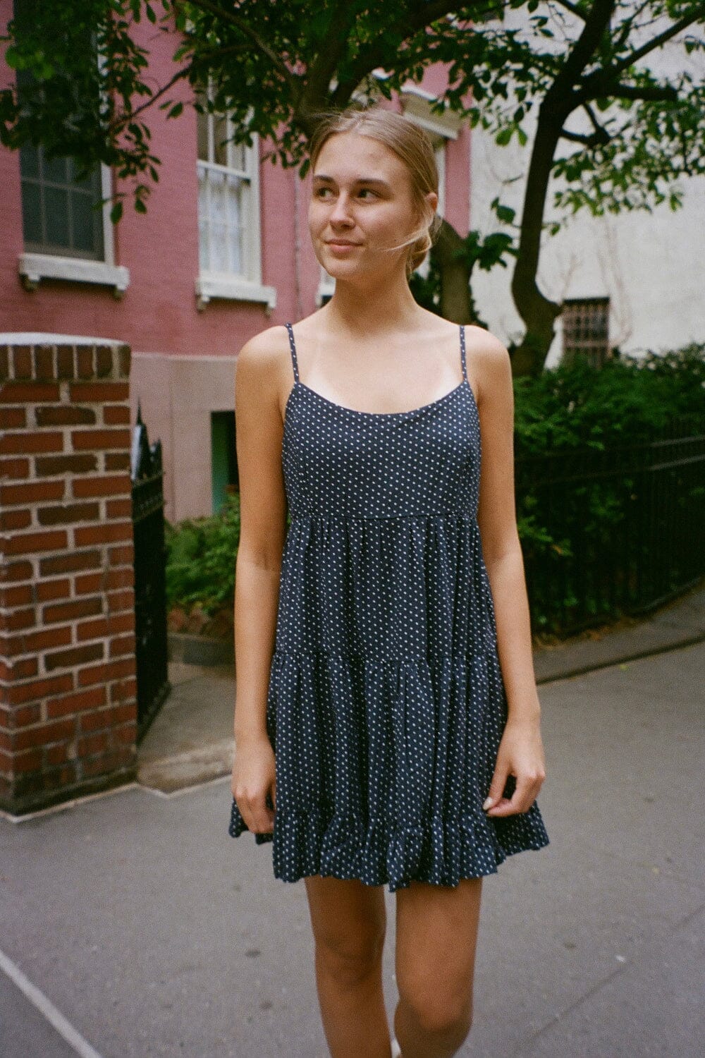 Colleen Polka Dots Dress  Brandy Melville