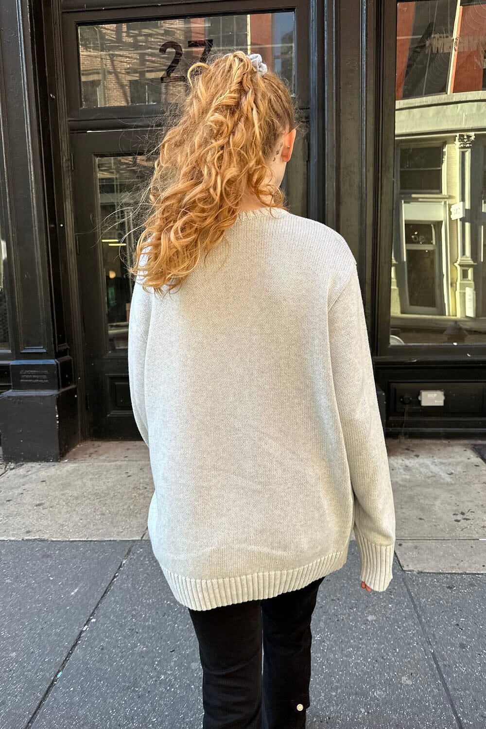 Brianna Cotton Cable Knit Sweater – Brandy Melville