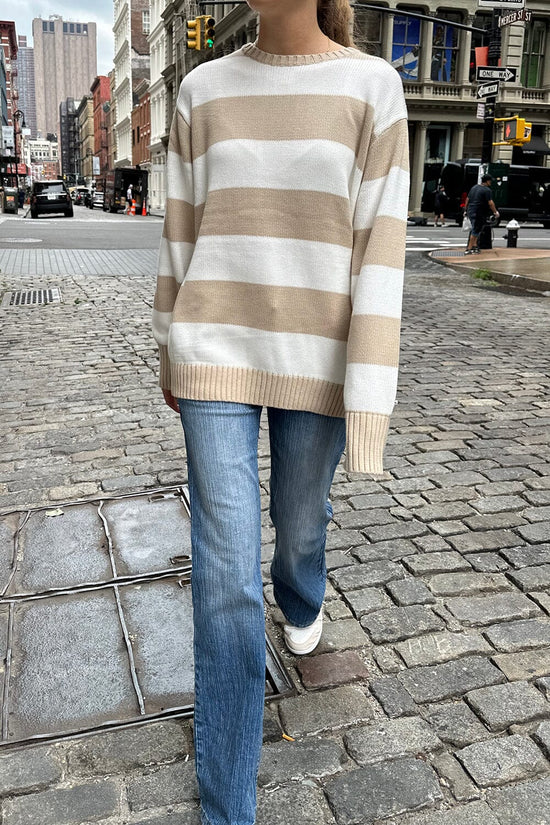 Brianna Cotton Thick Stripe Sweater – Brandy Melville