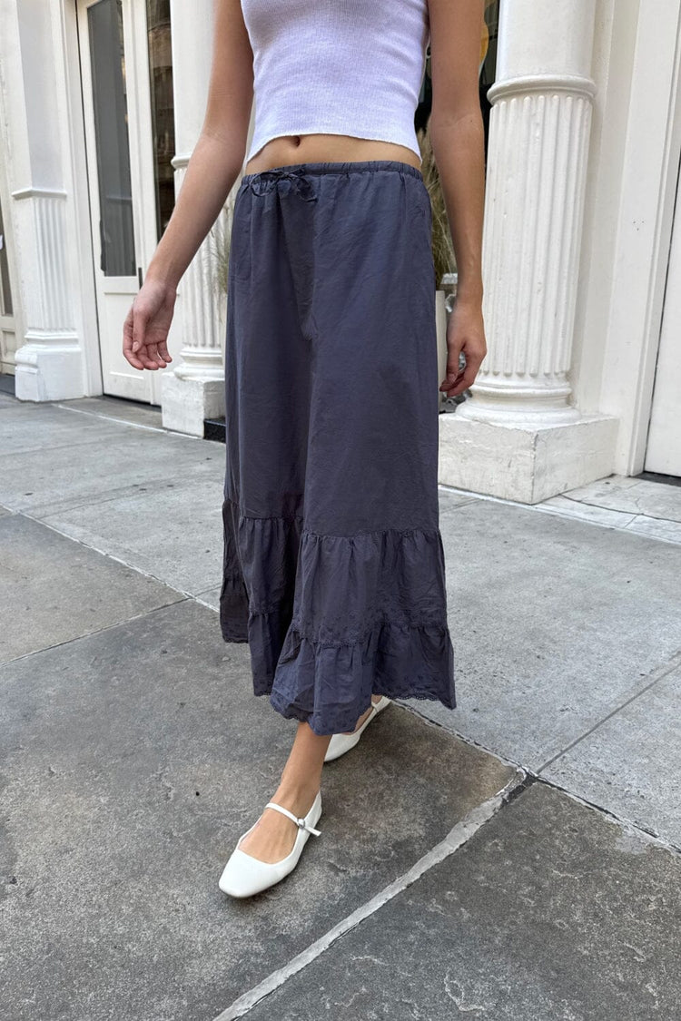 Olive Skirt | Faded Blue / XS/S