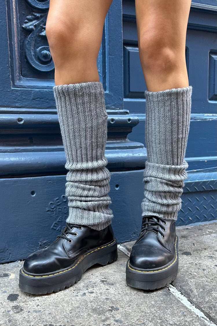 Leg Warmers | Heather Grey