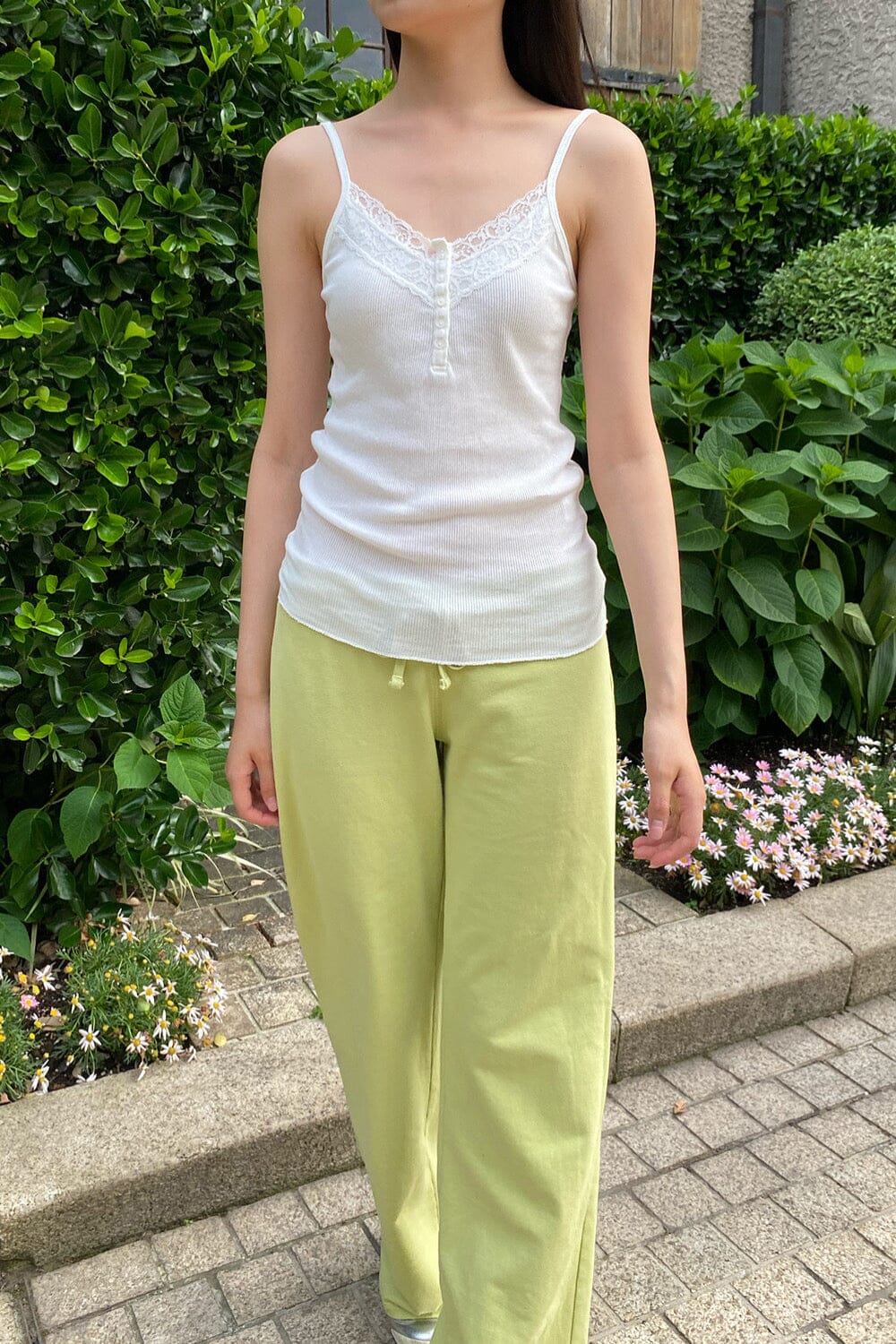 Daphne Ribbed Tank | White / XS/S