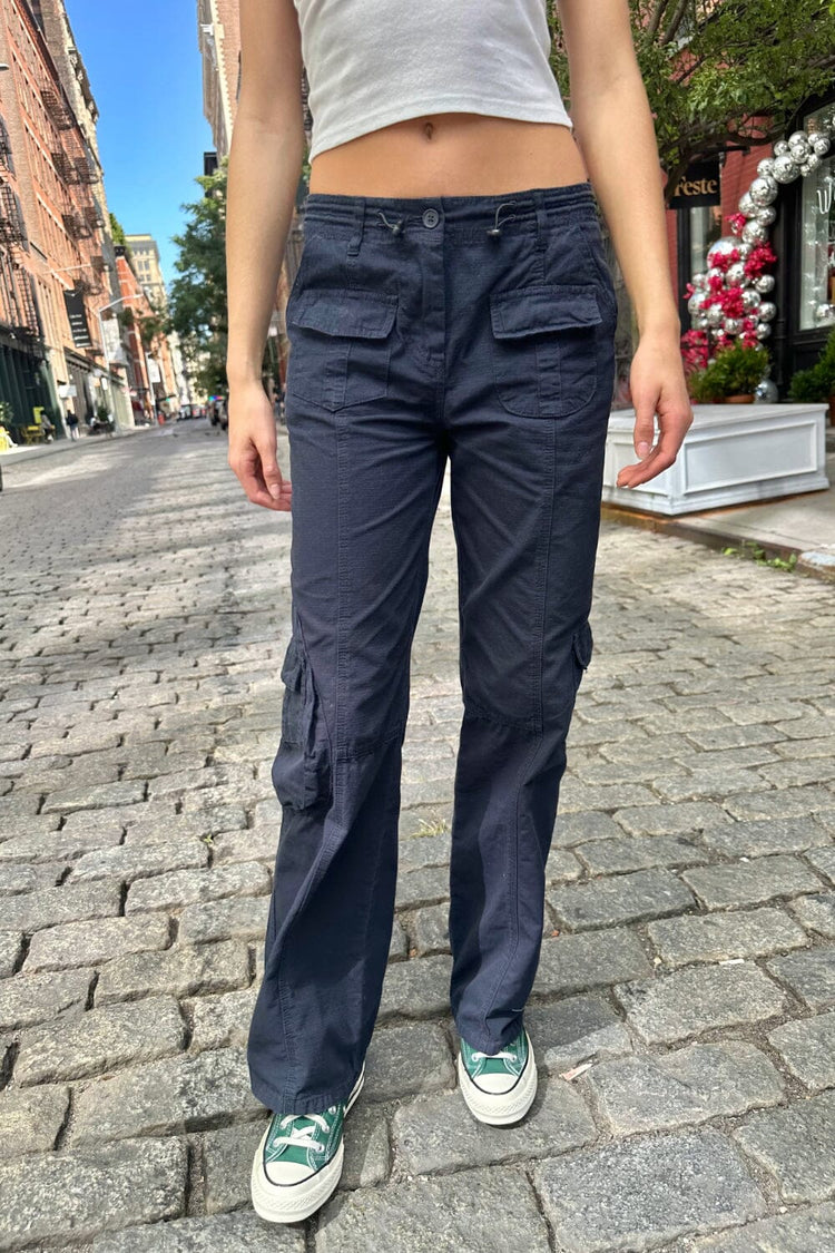 Kim Cargo Pants | Navy Blue / S