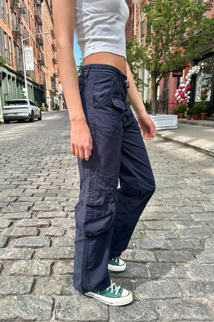 Kim Cargo Pants | Navy Blue / S