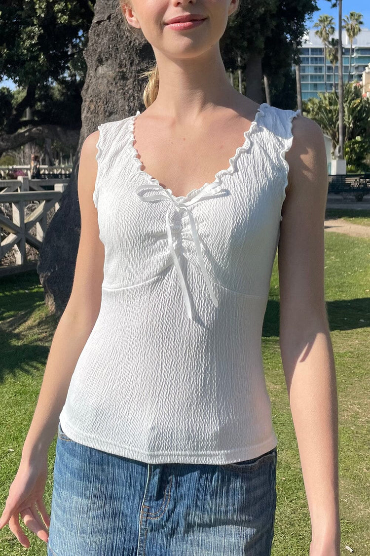 Malena Top | Ivory / S