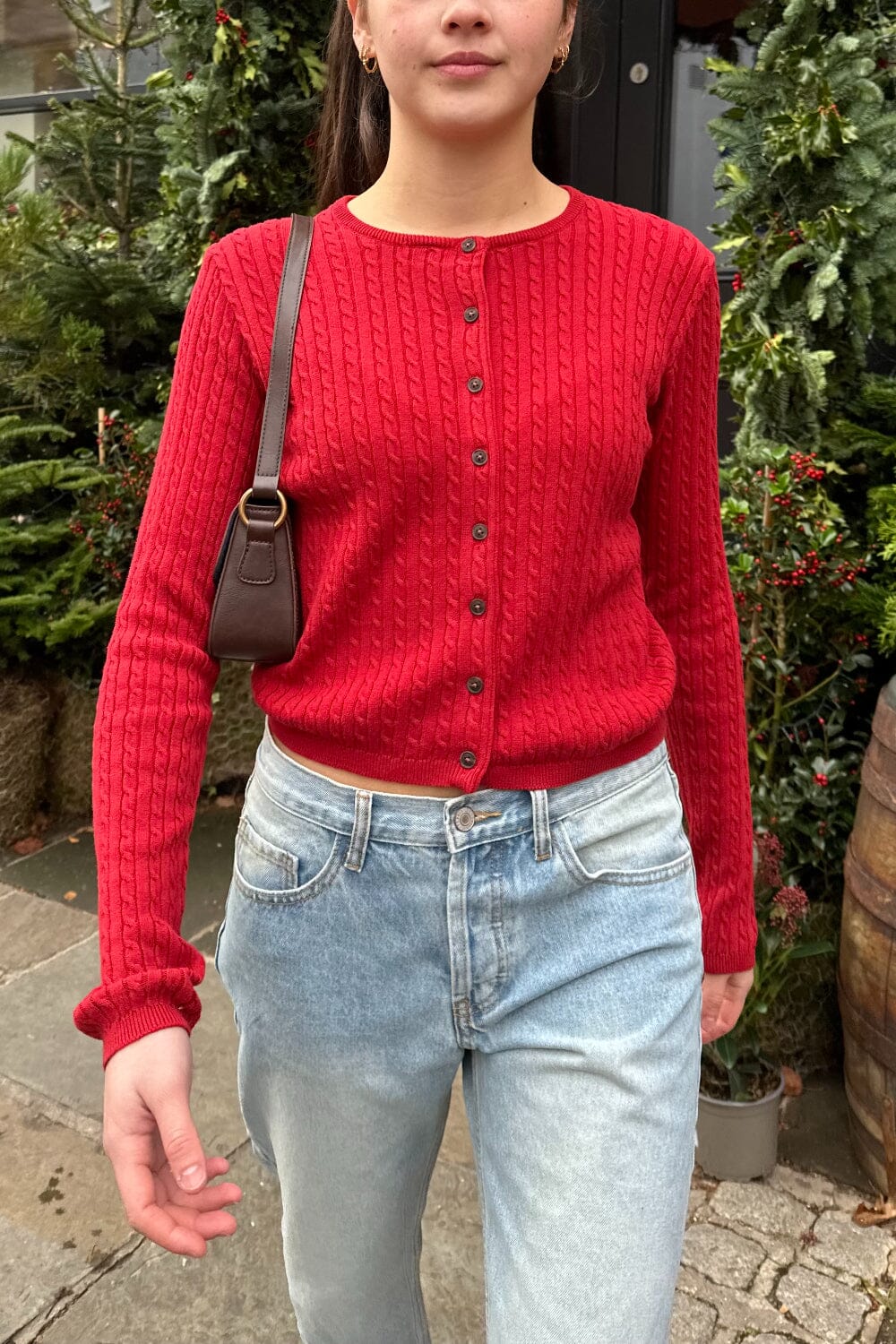 Zoe Cable Knit Cardigan – Brandy Melville