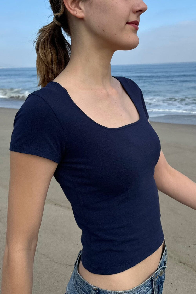 Brenna Top | Classic Navy / S