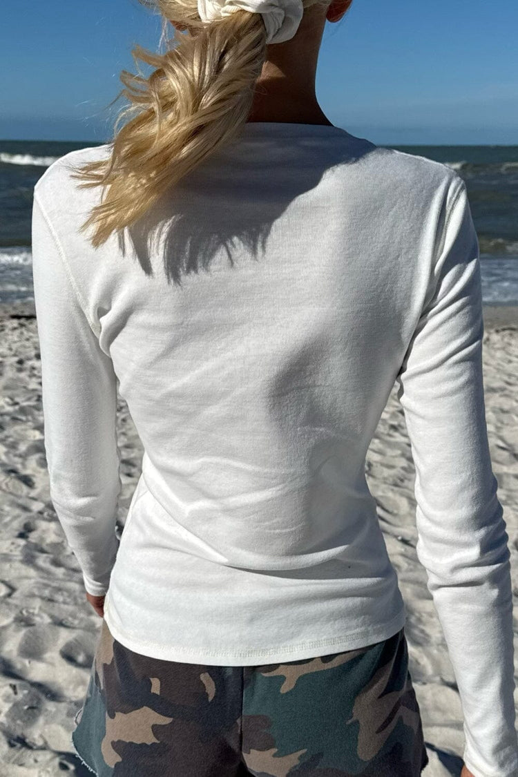 Ainsley Top | White / XS/S