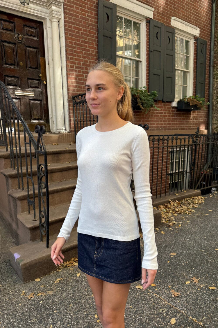 Ainsley Top | White / XS/S