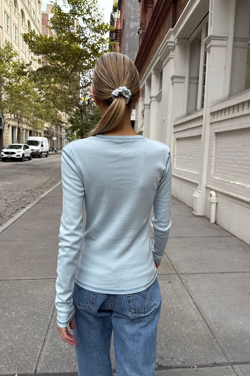Light Heather Blue / XS/S
