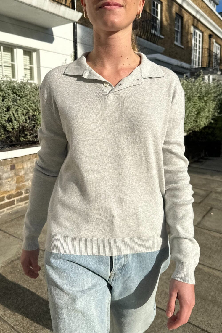 Camilla Sweater | Light Heather Grey / Regular Fit