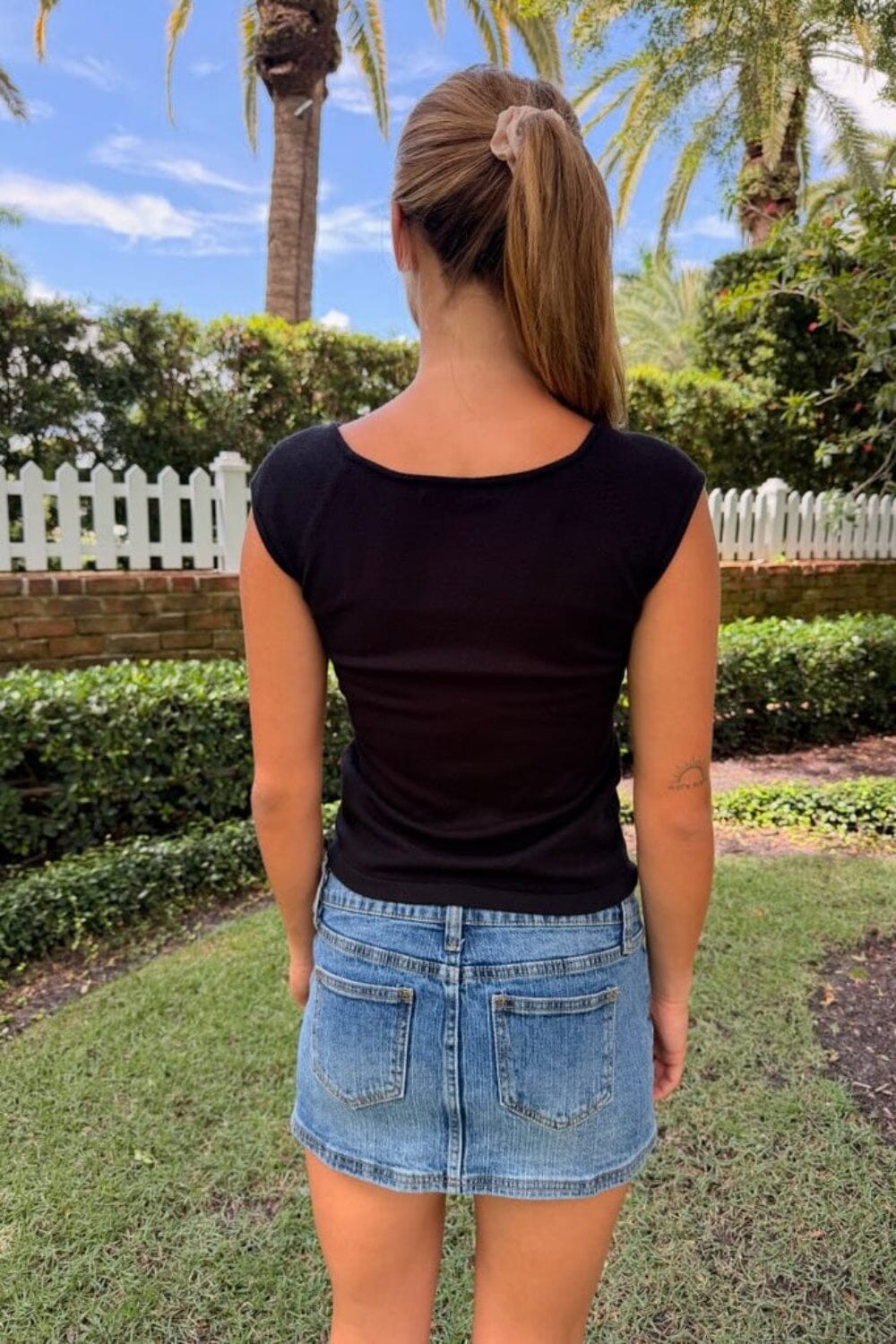 Dahlia Knit Top | Black / XS/S