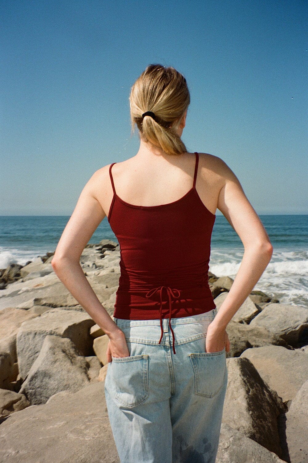 Victoria Tank | Burgundy / XS/S