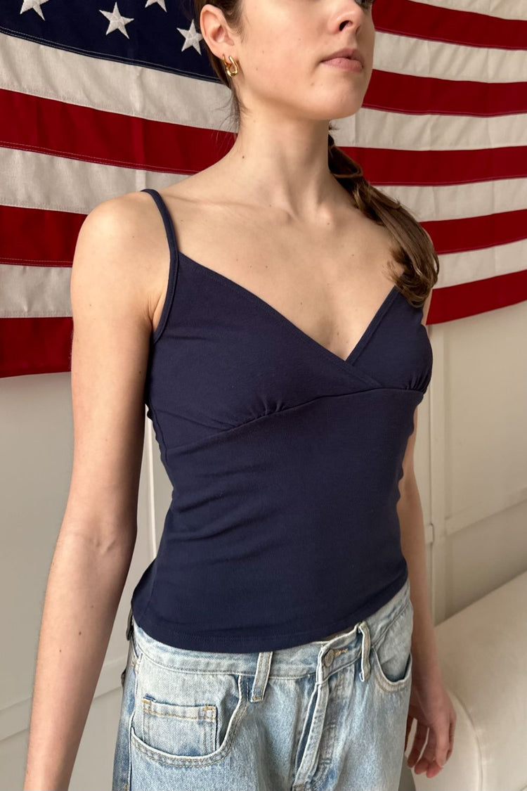 Victoria V-Neck Tank | Classic Navy / XS/S