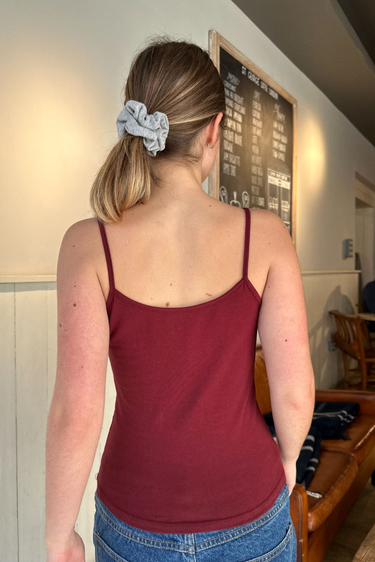 Victoria V-Neck Tank | Burgundy / XS/S