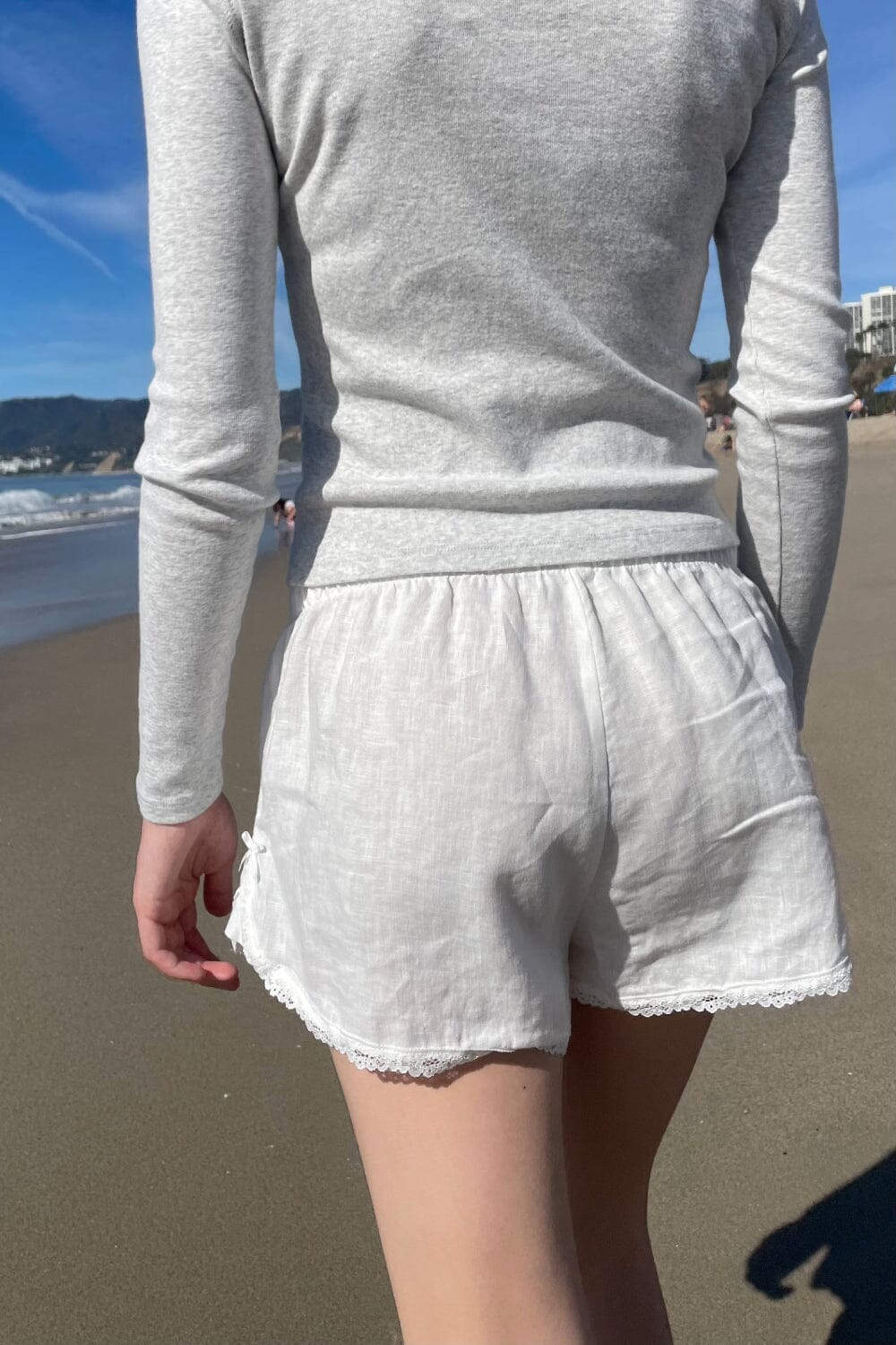 Keira Striped Shorts – Brandy Melville