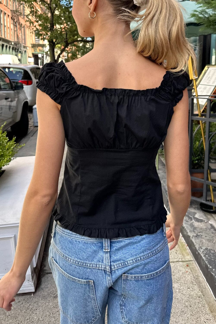 Elena Top | Black / XS/S