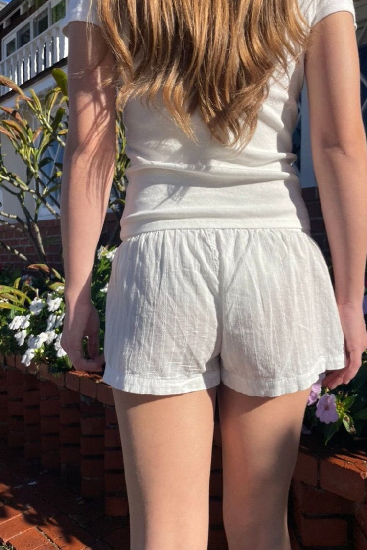Mary Sweatshorts | White / XS/S
