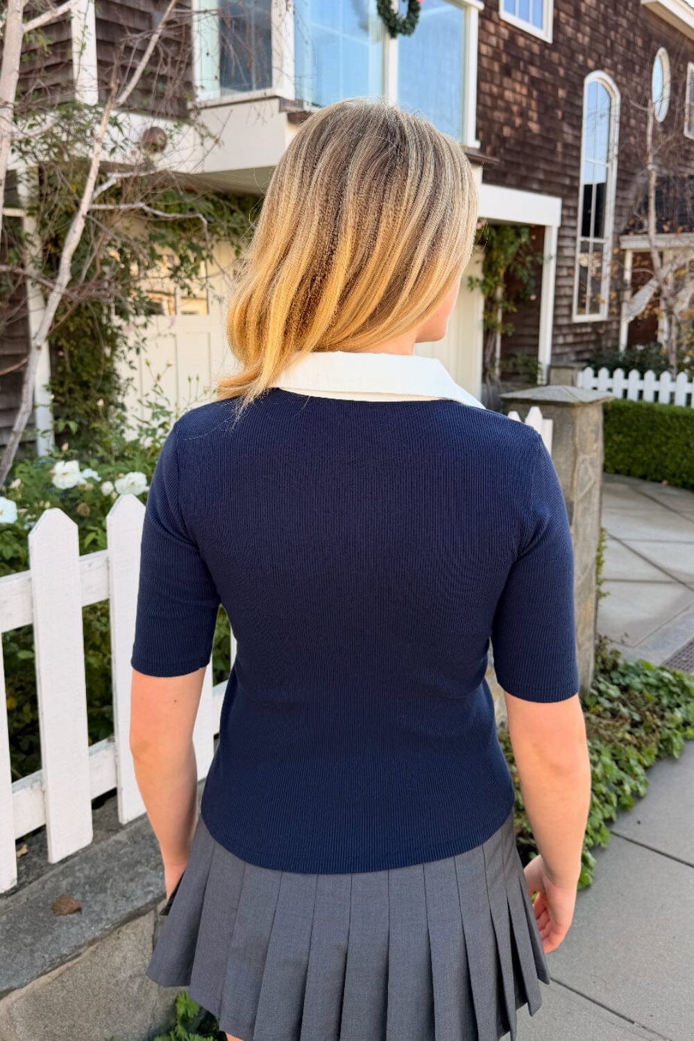 Vivian Top | Navy Blue / XS/S