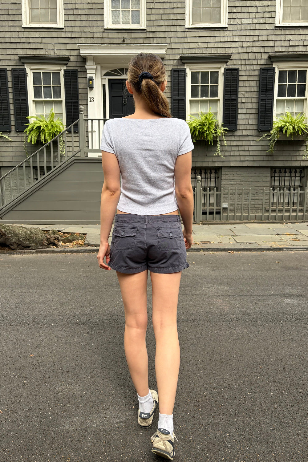 Maude Shorts | Blue Grey  XS/S