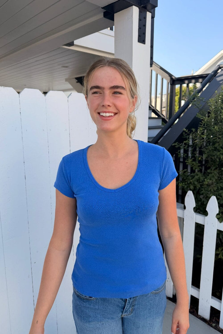 Safiya Top | Cobalt Blue / S