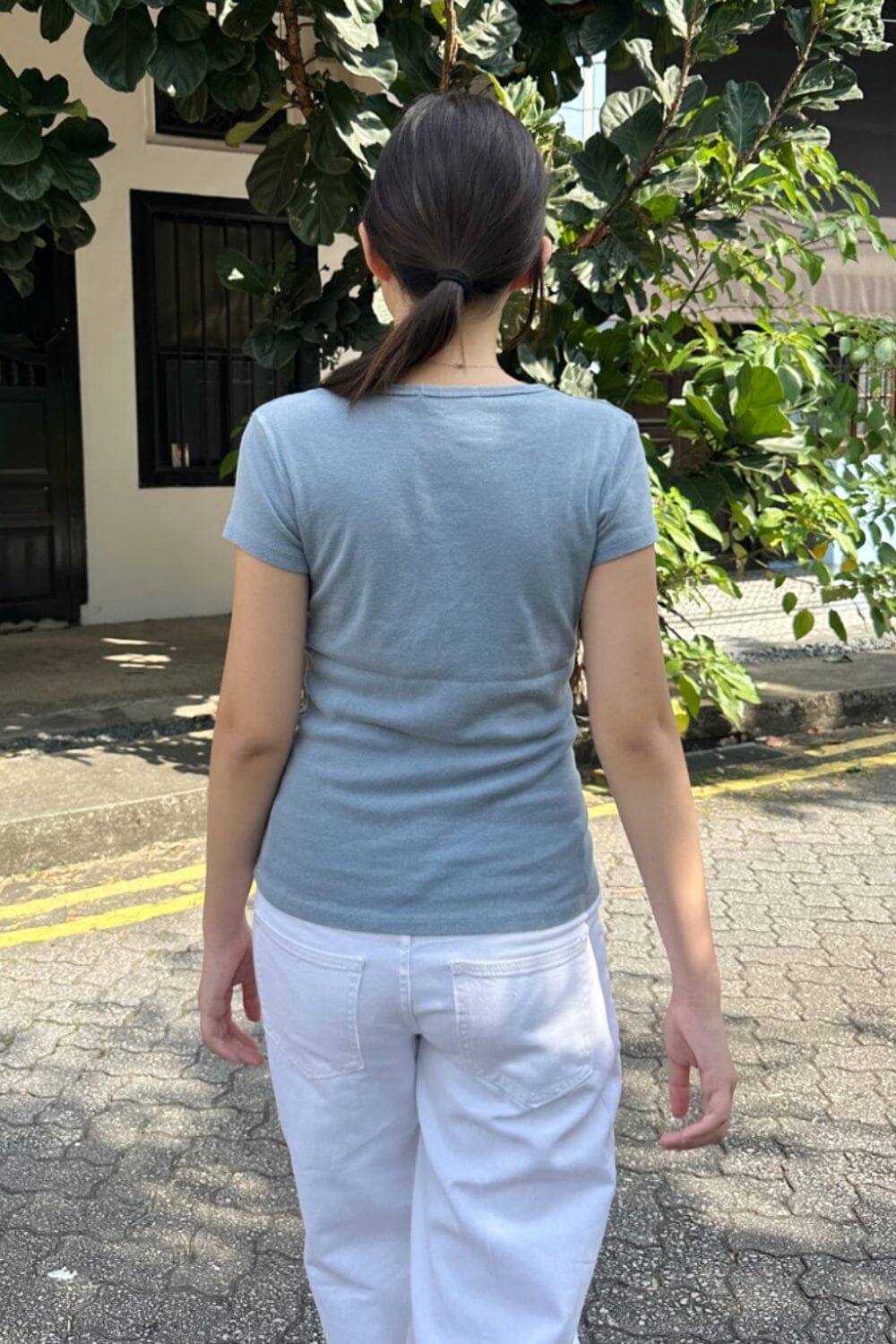 Safiya Top | Slate Grey / S