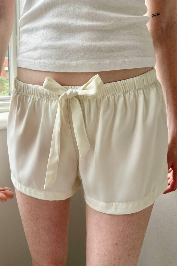 Willa Pajama Shorts | Ivory / S/M