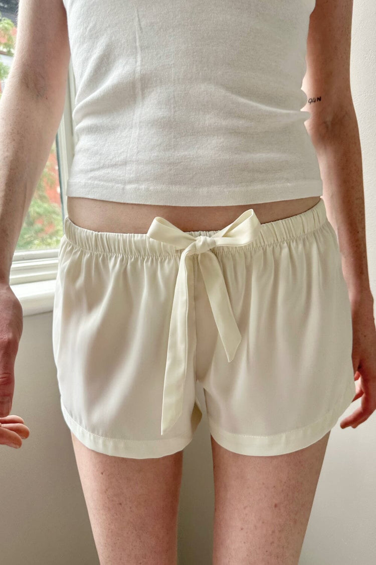 Willa Pajama Shorts | Ivory / S/M