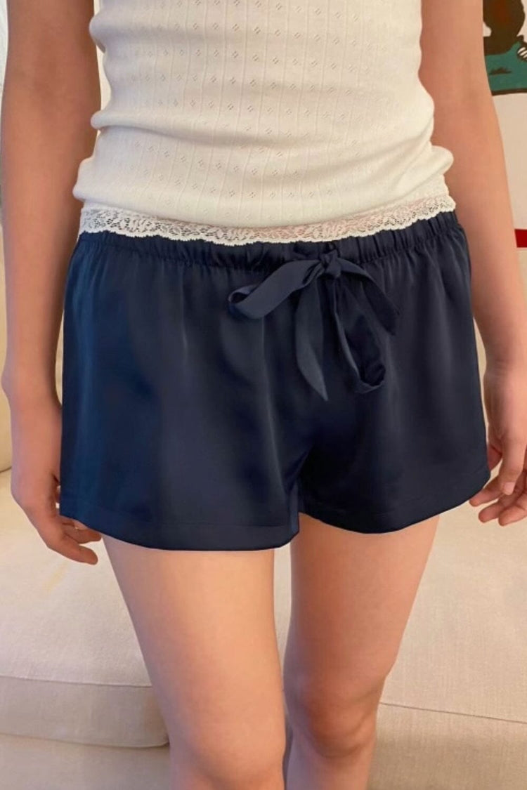 Willa Pajama Shorts | Navy / S/M