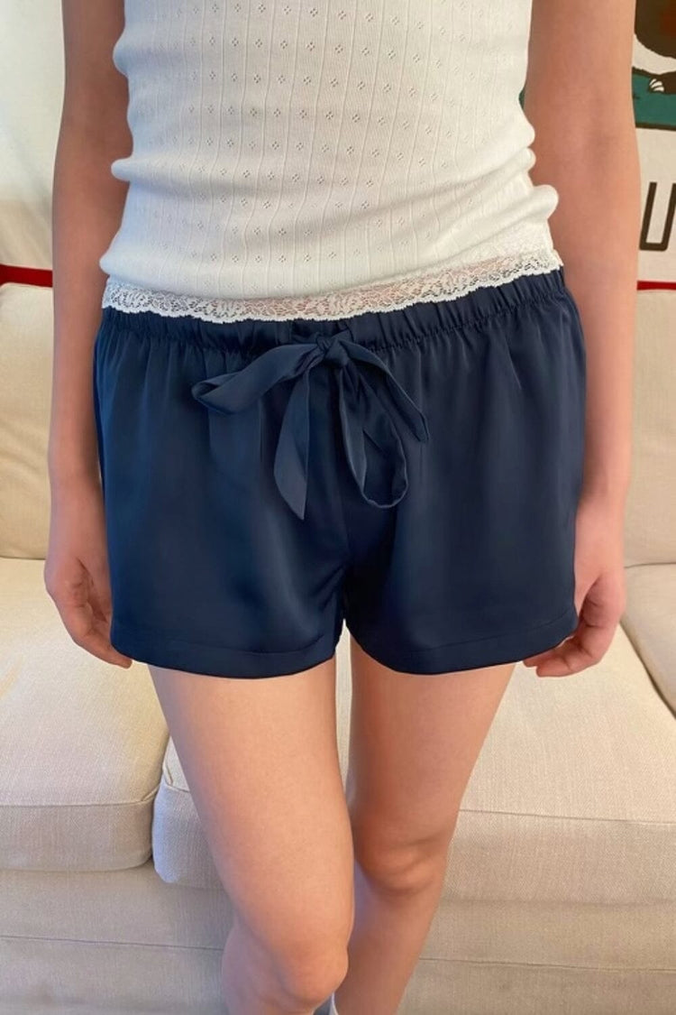 Willa Pajama Shorts | Navy / S/M