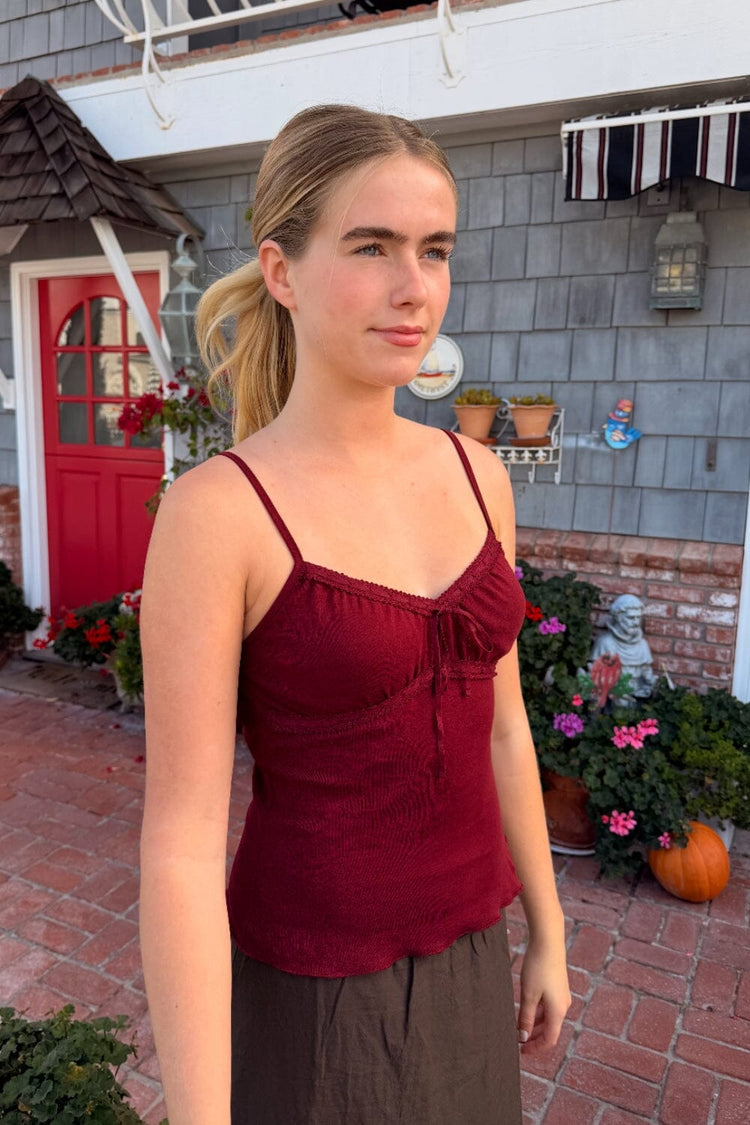 Arden Tank | Burgundy / XS/S