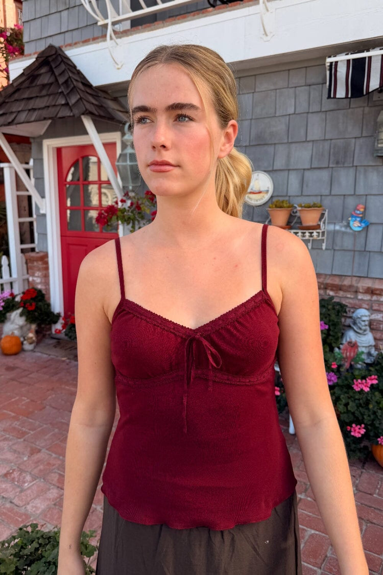 Arden Tank | Burgundy / XS/S