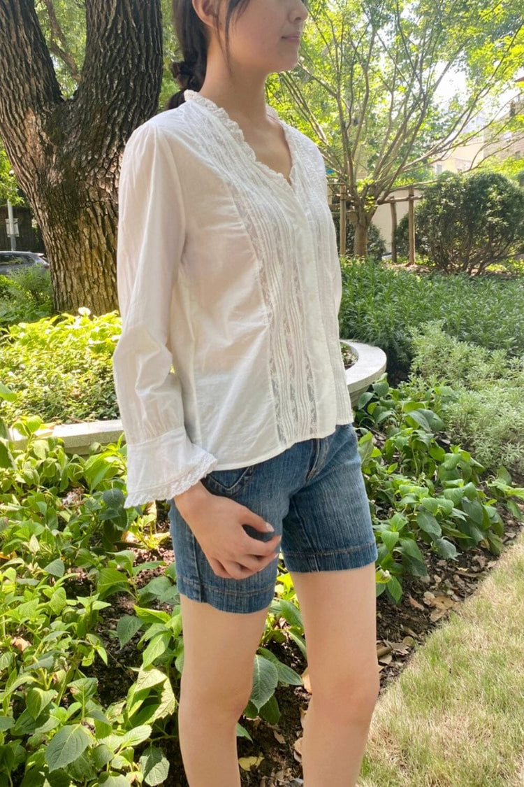 Rafaela Lace Top | White / XS/S
